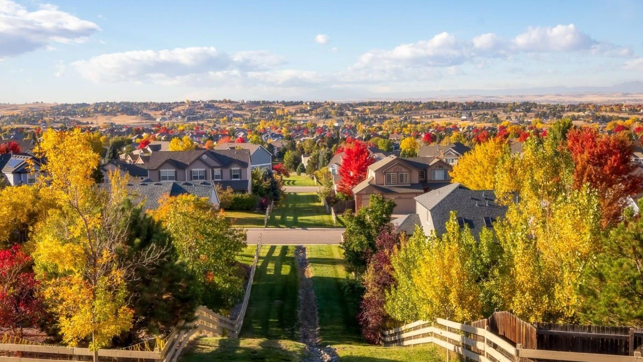Suburban home in Centennial Colorado Arapahoe County neighborhood