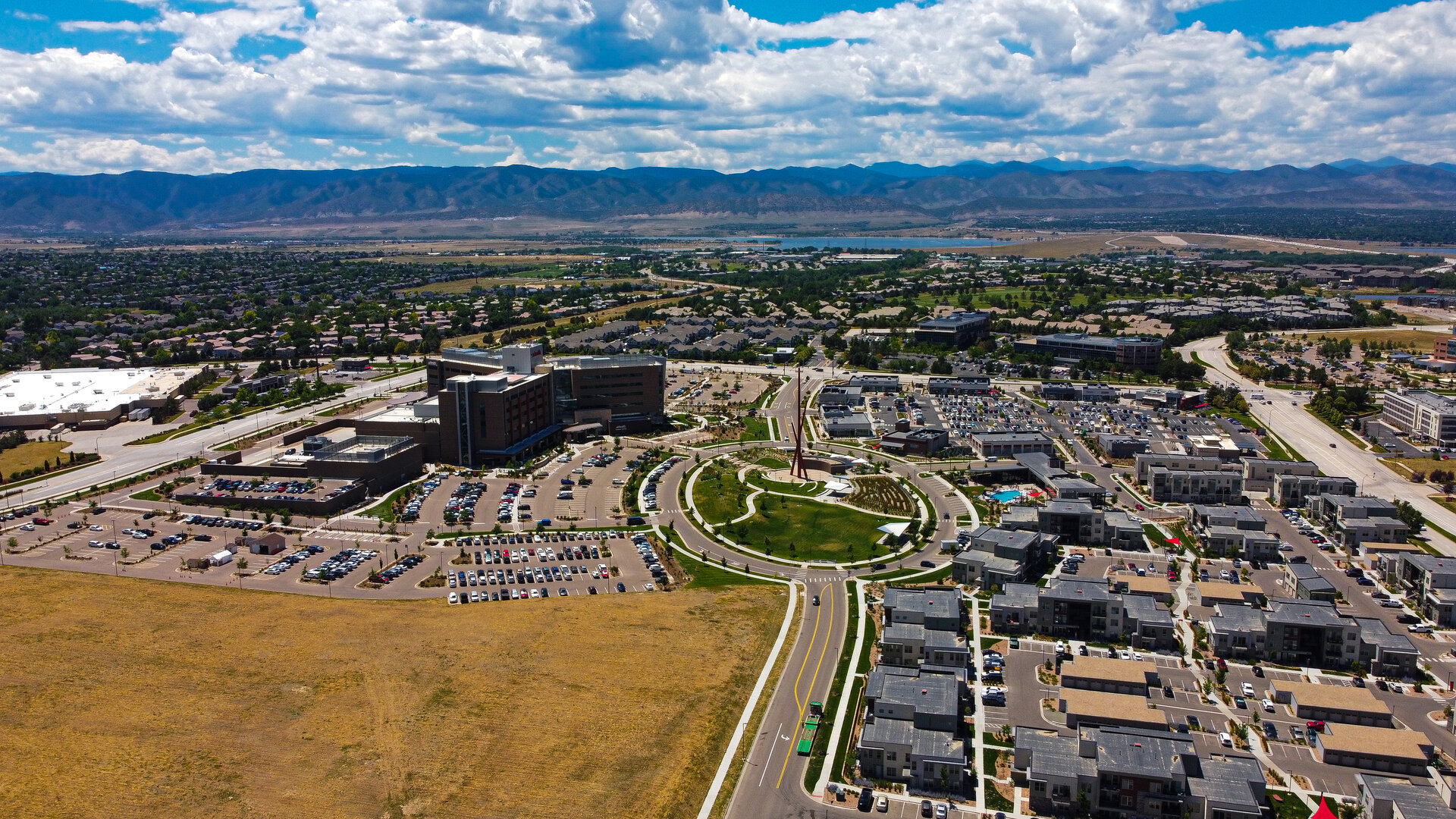 Highlands Ranch Colorado master-planned community with mountain views