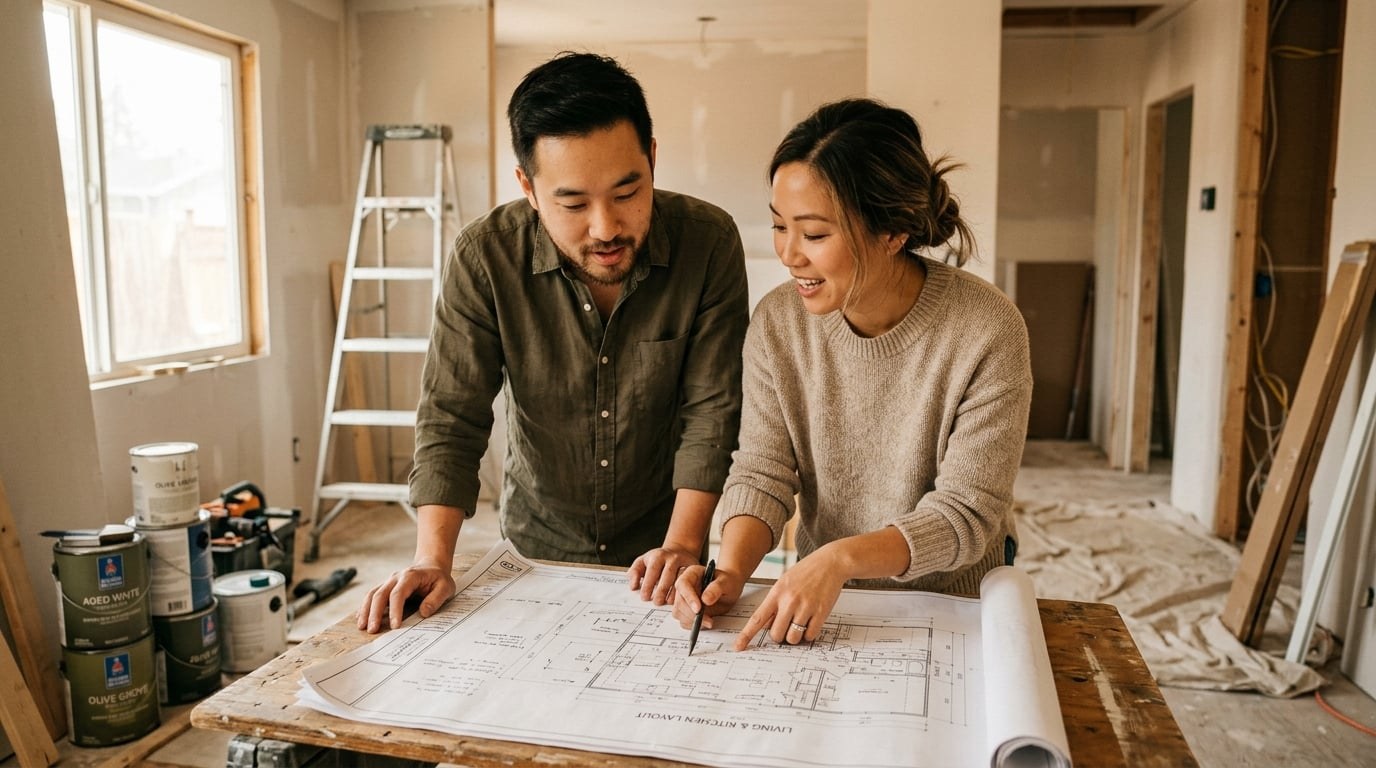 How do renovation loans build instant equity?