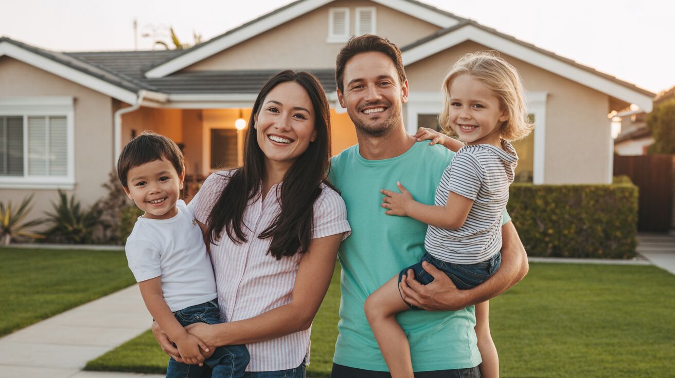 Family reviewing Oxnard home purchase options