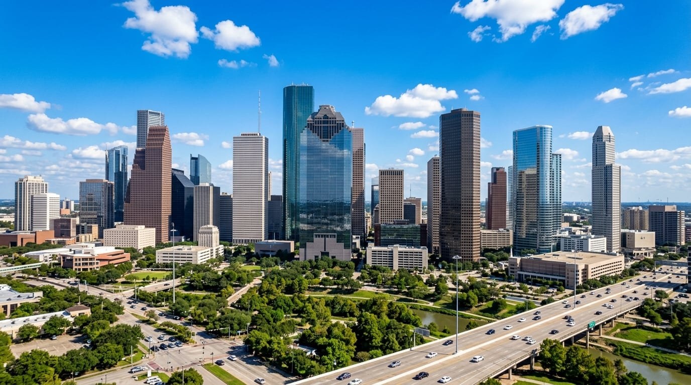 Houston Texas downtown skyline